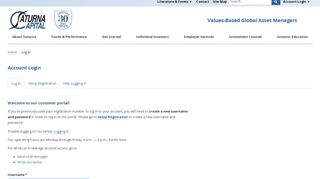 
                            12. Account Login | Saturna Capital