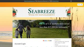 
                            2. Account Login : Seabreeze Wealth Management, LLC