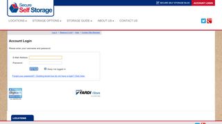 
                            6. Account Login | Secure Self Storage