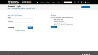 
                            2. Account Login: Sign in to the Campbell Scientific Customer Center