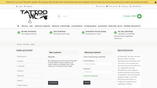 
                            4. Account Login | TattooINC Pty Ltd