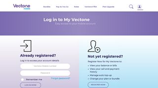 
                            1. Account Login - Vectone Mobile