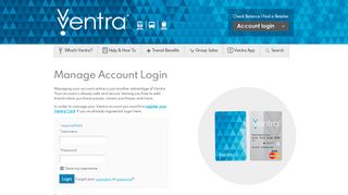 
                            10. Account Login | Ventra