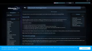 
                            8. Account management - OGame Wiki