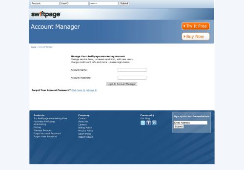 
                            2. Account Manager | Swiftpage emarketing