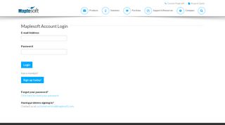 
                            2. Account - Maplesoft