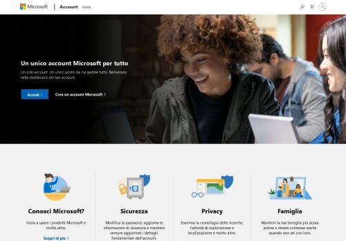 
                            3. Account Microsoft | Gestisci il tuo account Microsoft da un unico posto