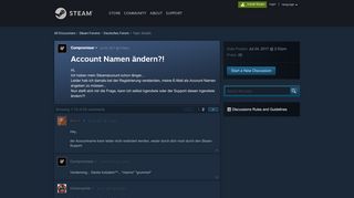 
                            7. Account Namen ändern?! :: Deutsches Forum - Steam Community