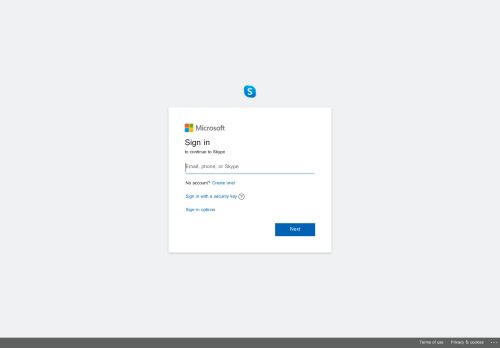 
                            3. account page. - Skype