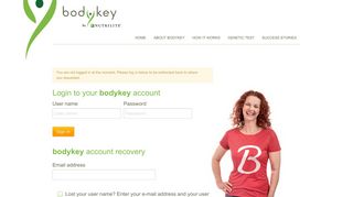 
                            4. Account Recovery | bodykey by NUTRILITE
