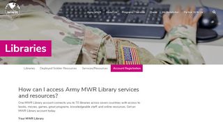 
                            4. Account Registration :: ArmyMWR