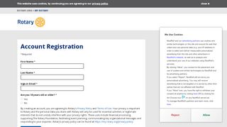 
                            7. Account Registration | My Rotary