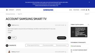 
                            7. ACCOUNT SAMSUNG SMART TV - Samsung Community