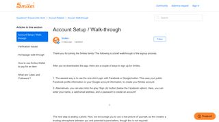 
                            3. Account Setup / Walk-through – Questions? Answers Are Here!
