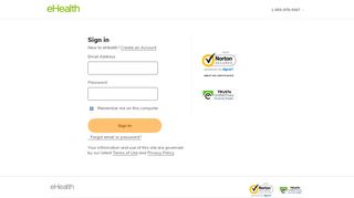 
                            4. Account Sign In - eHealth Insurance
