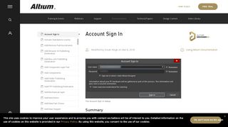 
                            5. Account Sign In | Online Documentation for Altium Products