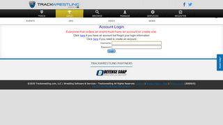 
                            6. Account Sign In - Trackwrestling.com