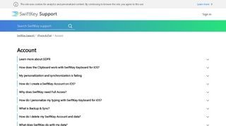 
                            1. Account – SwiftKey Support