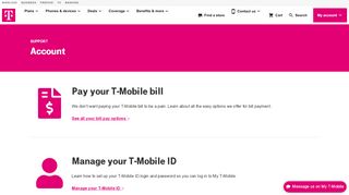 
                            3. Account | T-Mobile Support