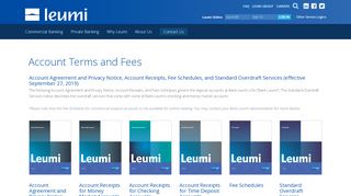 
                            9. Account Terms and Fees - Bank Leumi USA