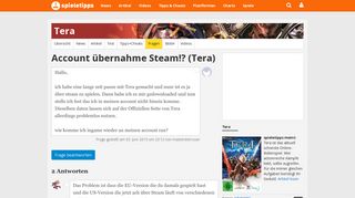 
                            10. Account uebernahme Steam: Tera - Spieletipps