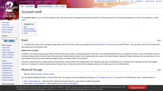 
                            11. Account vault - Guild Wars 2 Wiki (GW2W)
