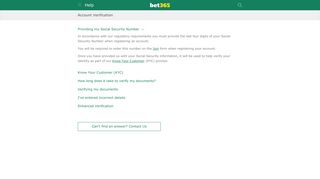 
                            4. Account Verification - bet365