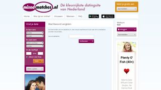 
                            8. Account | Wachwoord opvragen | MixedMatches.nl | DatingSite voor ...