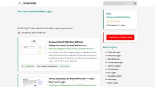 
                            8. Accountcentralonline Login