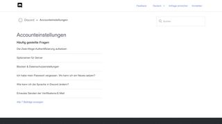 
                            1. Accounteinstellungen – Discord