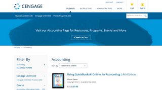 
                            4. Accounting - Cengage