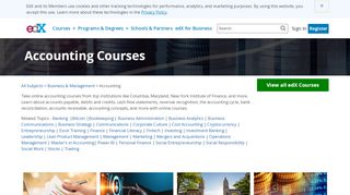 
                            5. Accounting Courses: Learn Online from Columbia, NYIF, and more | edX