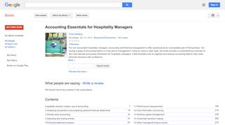 
                            8. Accounting Essentials for Hospitality Managers