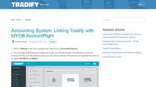 
                            13. Accounting System: Linking Tradify with MYOB AccountRight – Help ...