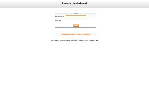 
                            1. Accountix - Kundenbereich - FLATBOOSTER