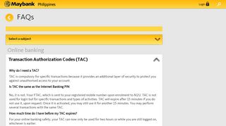 
                            12. Accounts & Banking FAQs | Maybank Philippines