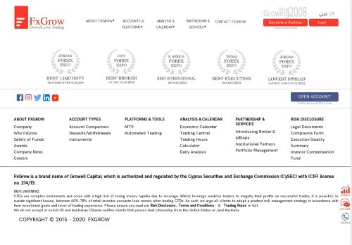 
                            7. ACCOUNTS & PLATFORMS - FxGrow