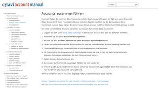 
                            5. Accounts zusammenführen - Citavi