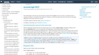 
                            2. accounts.login REST - Gigya Documentation - Developers Guide