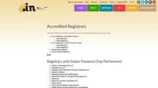 
                            12. Accredited Registrars | Registry.In