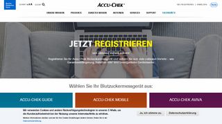 
                            3. Accu-Chek Blutzuckermessgeräte online registrieren