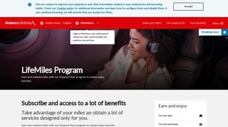 
                            2. Accumulate miles with Lifemiles in Avianca