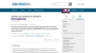 
                            9. Accuracy assessments of aerosol optical properties retrieved from ...
