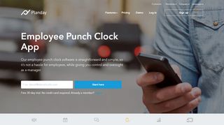 
                            5. Accurate time tracking and punch clock - Planday