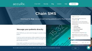 
                            6. accurx | Chain SMS