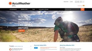 
                            10. AccuWeather APIs | home