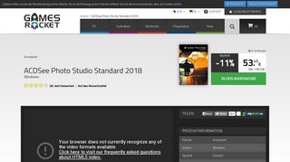 
                            11. ACDSee Photo Studio Standard 2018 downloaden und billig kaufen