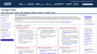 
                            5. ACE AESDirect - Census Bureau