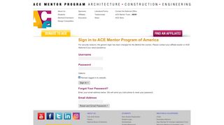 
                            7. ACE Mentor Program of America :: Login