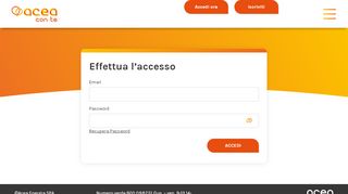 
                            2. Acea con Te | Login